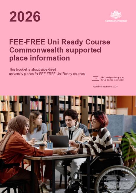 2026 FEE-FREE Uni Ready Course - Commonwealth supported place information booklet - Final.pdf